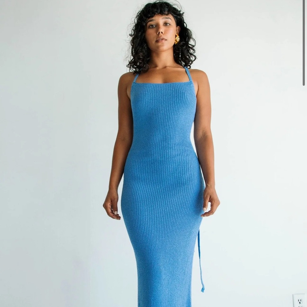 NEW The Line by K Petra Dress in Blue size M